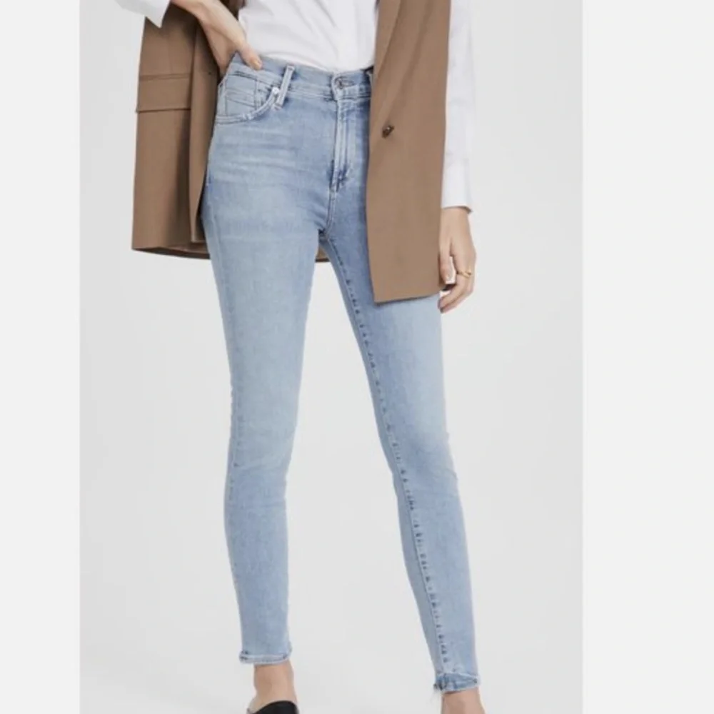 NWT Citizens of Humanity Rocket Mid Rise Skinny Ankle Jeans Women’s 33 Plus Blue